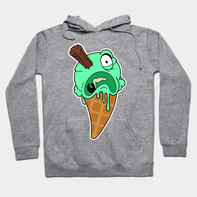 Eye-scream: Mint with flake Hoodie by RickThompson